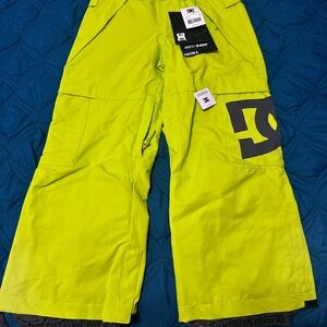 DC Kids Bright Green Snow Pants